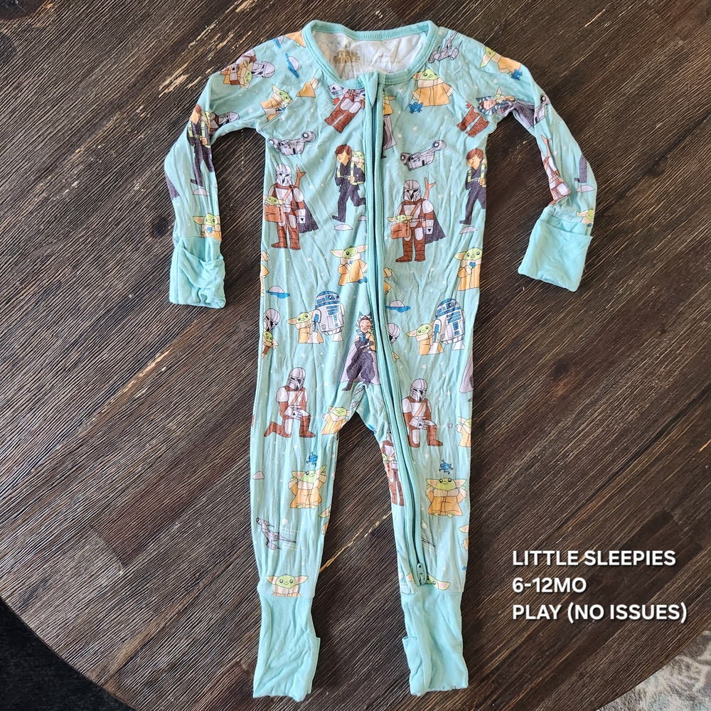 Little Sleepies Mandolorian Star Wars Zippy